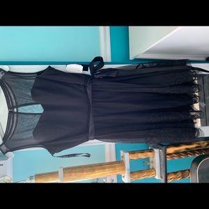 Black cocktail dress